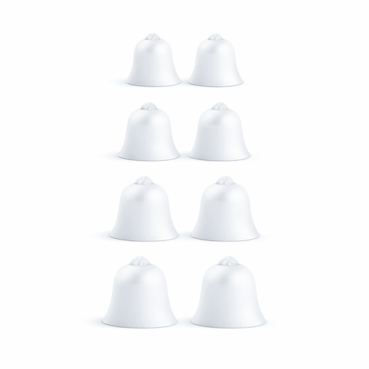 8 embouts en silicone souple